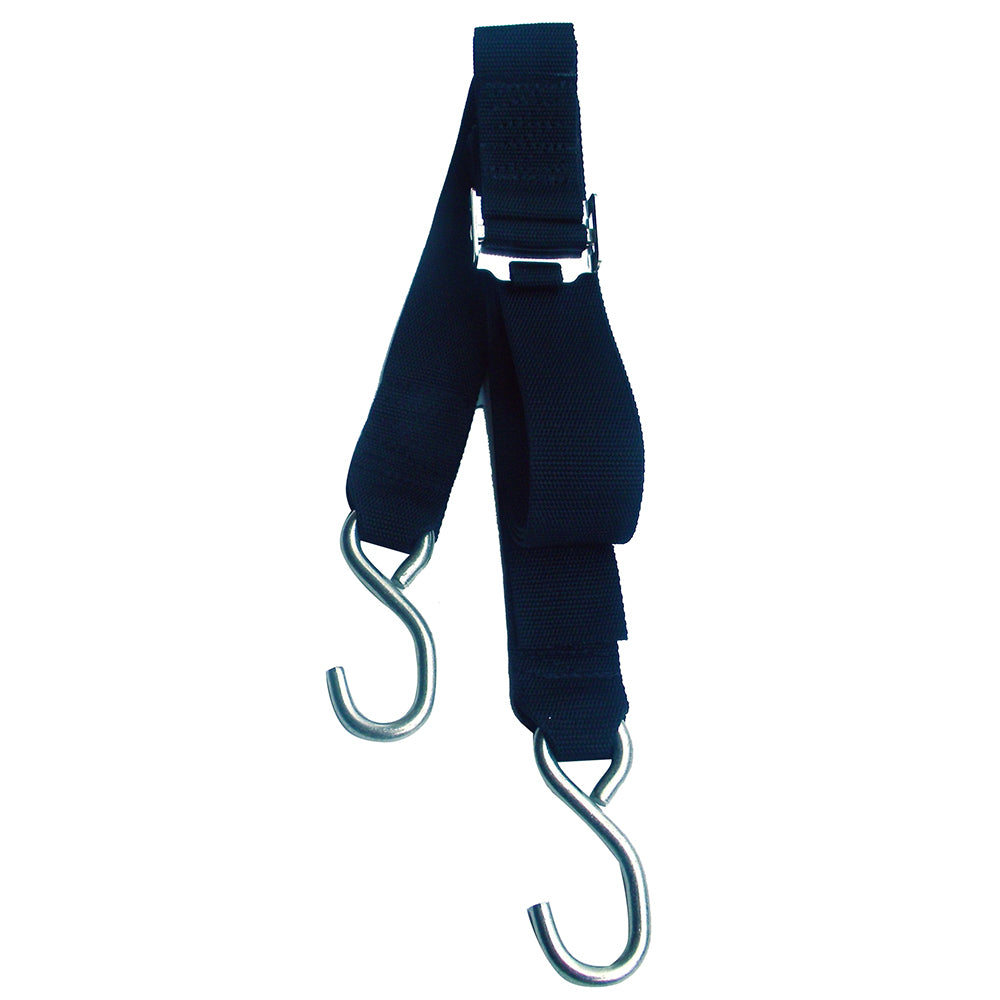 Rod Saver Stainless Steel Roller Buckle Gunwale TieDown 2 x 20 SSGW220